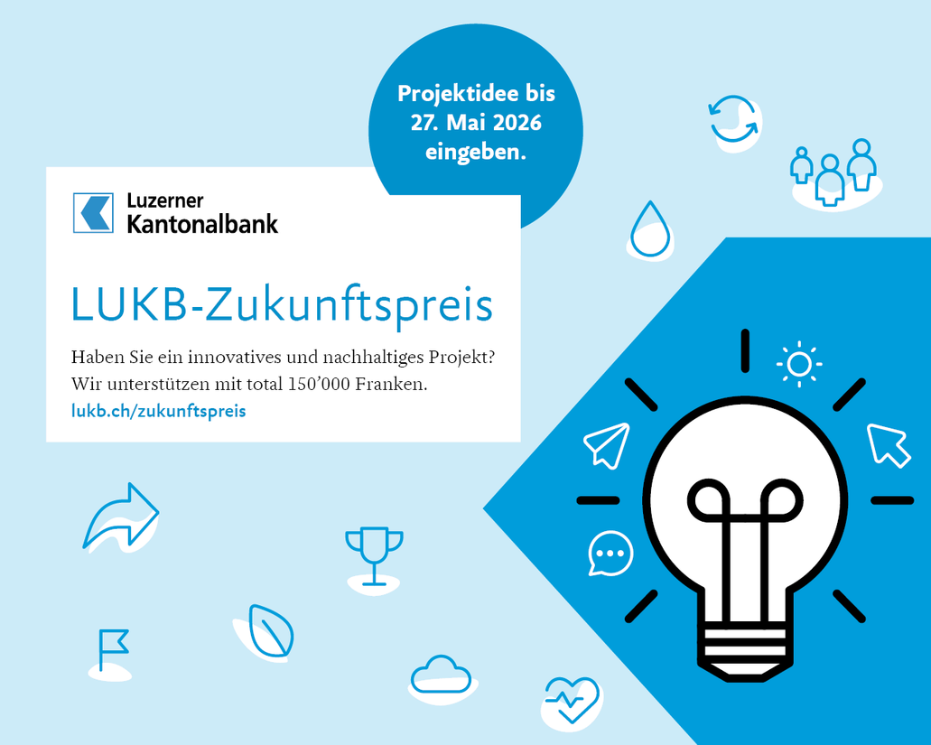 LUKB Zukunftspreis | © Luzerner Kantonalbank AG