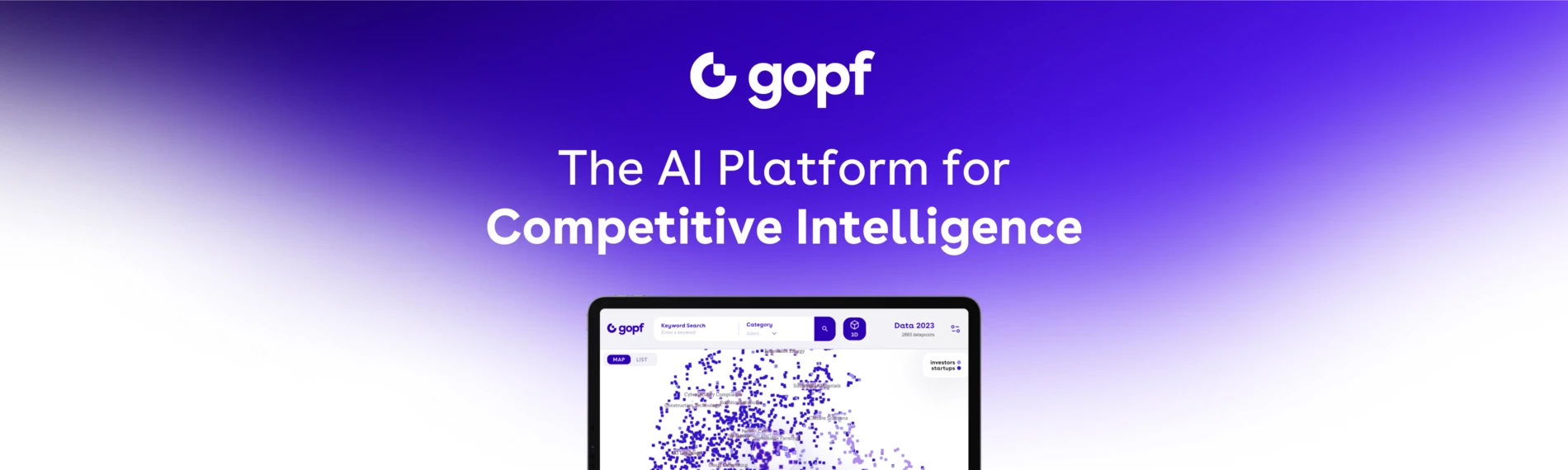Gopf ist eine AI-Plattform, die sich auf Competitive Intelligence ...