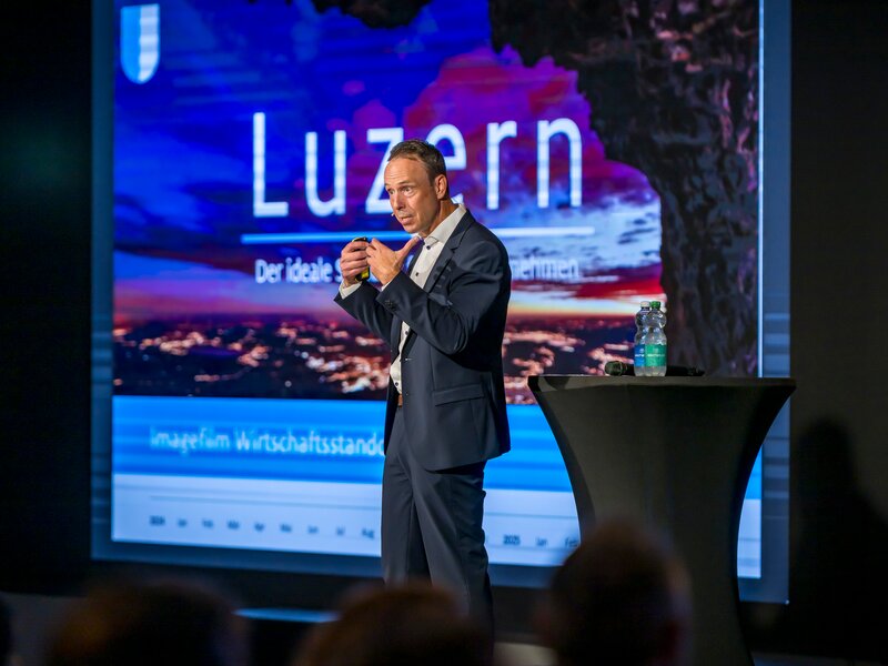 Ivan Buck, Direktor Wirtschaftsförderung Luzern - Jahresversammlung 2025 | © Wirtschaftsförderung Luzern
