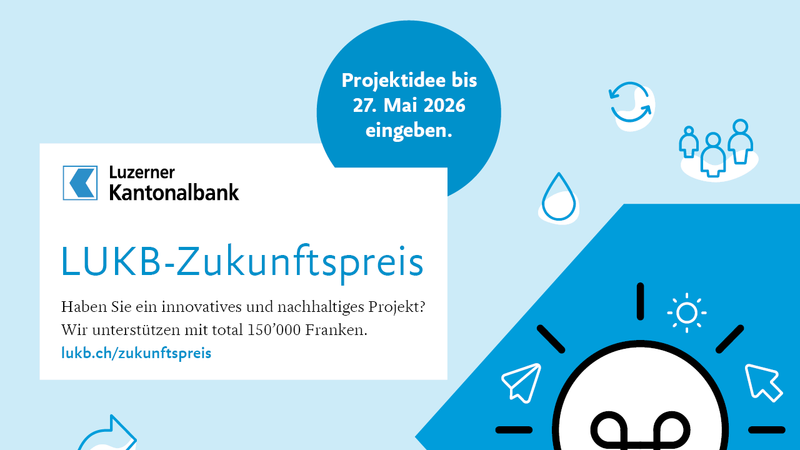 LUKB Zukunftspreis | © Luzerner Kantonalbank AG
