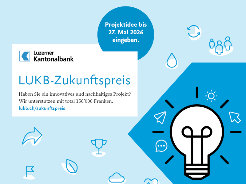 LUKB Zukunftspreis | © Luzerner Kantonalbank AG